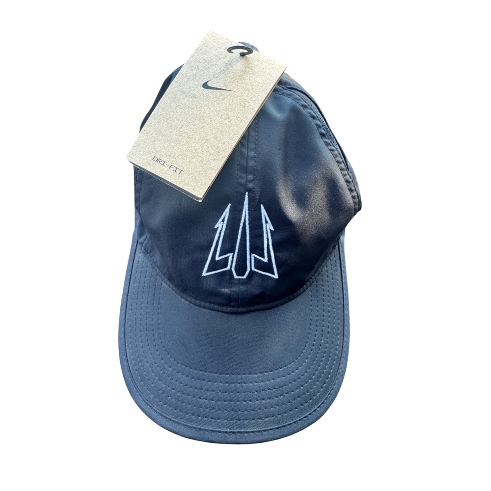 Nike Court AeroBill Featherlight Tennis Hat Black Dri-FIT Trident CJ7082-010 NEW